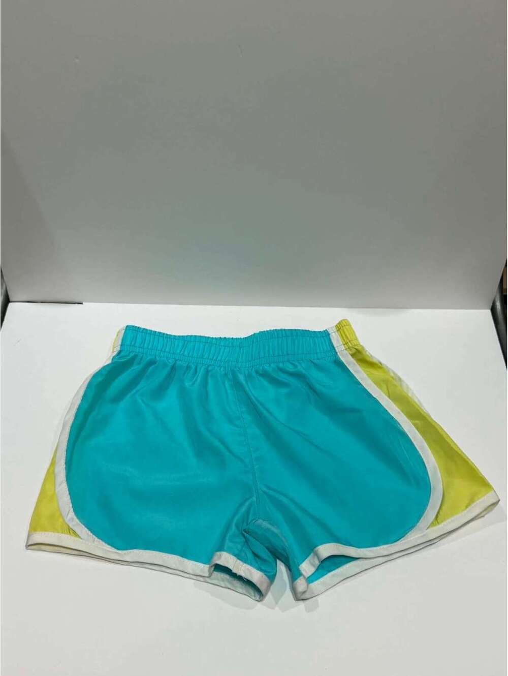BCG Toddler Athletic Shorts Blue and Yellow Size 5/6